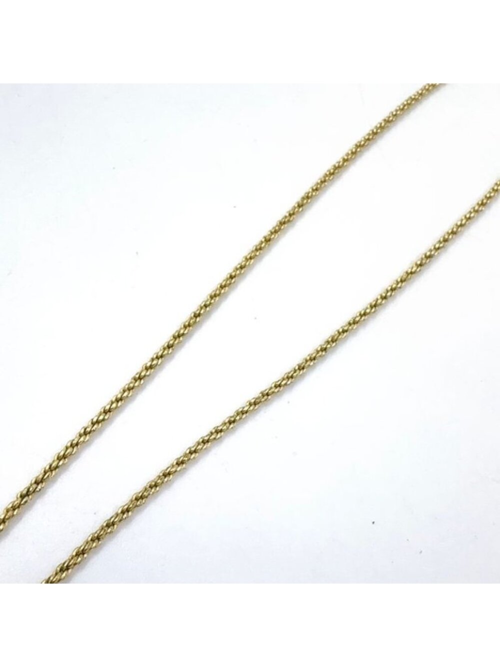 Dior Line Stone Faux Pearl Gold Necklace - Picture 5 of 13